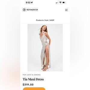 For love and lemons sequin dress